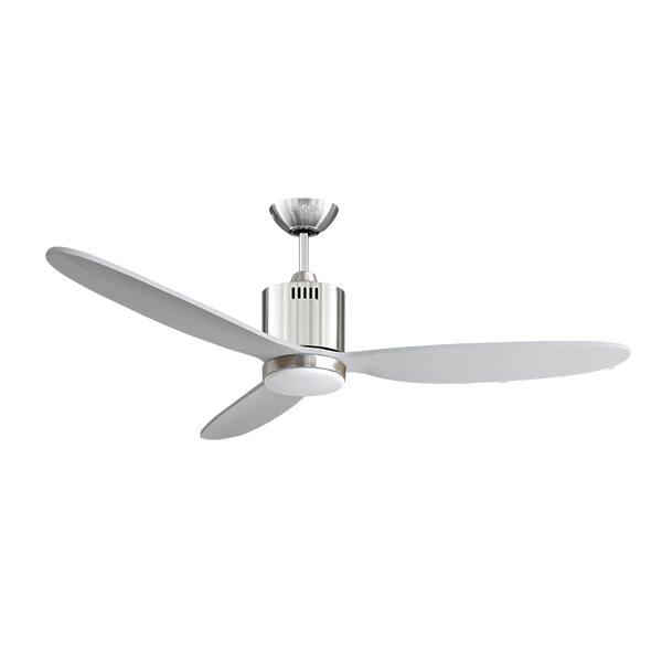 พัดลมเพดาน MR.KEN รุ่น CAN Solid Wood 52" DR LED DC Motor พัดลมมีไฟ ใบพัดไม้แท้ พร้อมรีโมทคอนโทรล